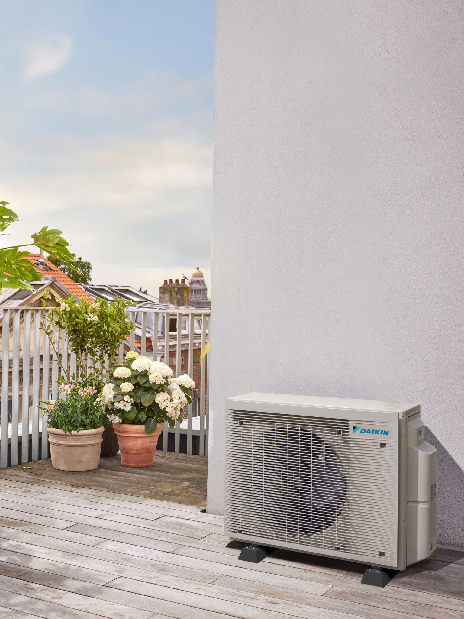 Multi Split outdoor unit on terrace
