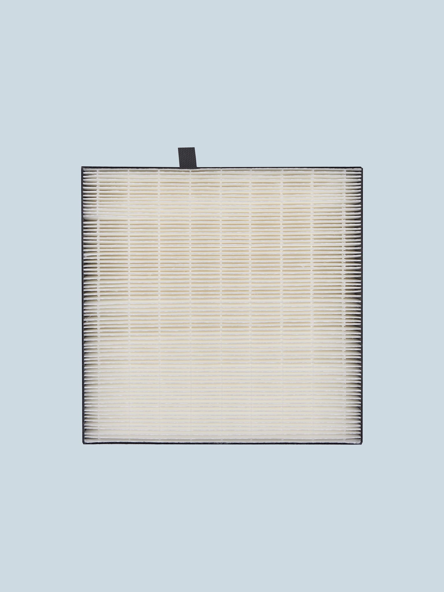 HEPA filter capturing dust and pollutants