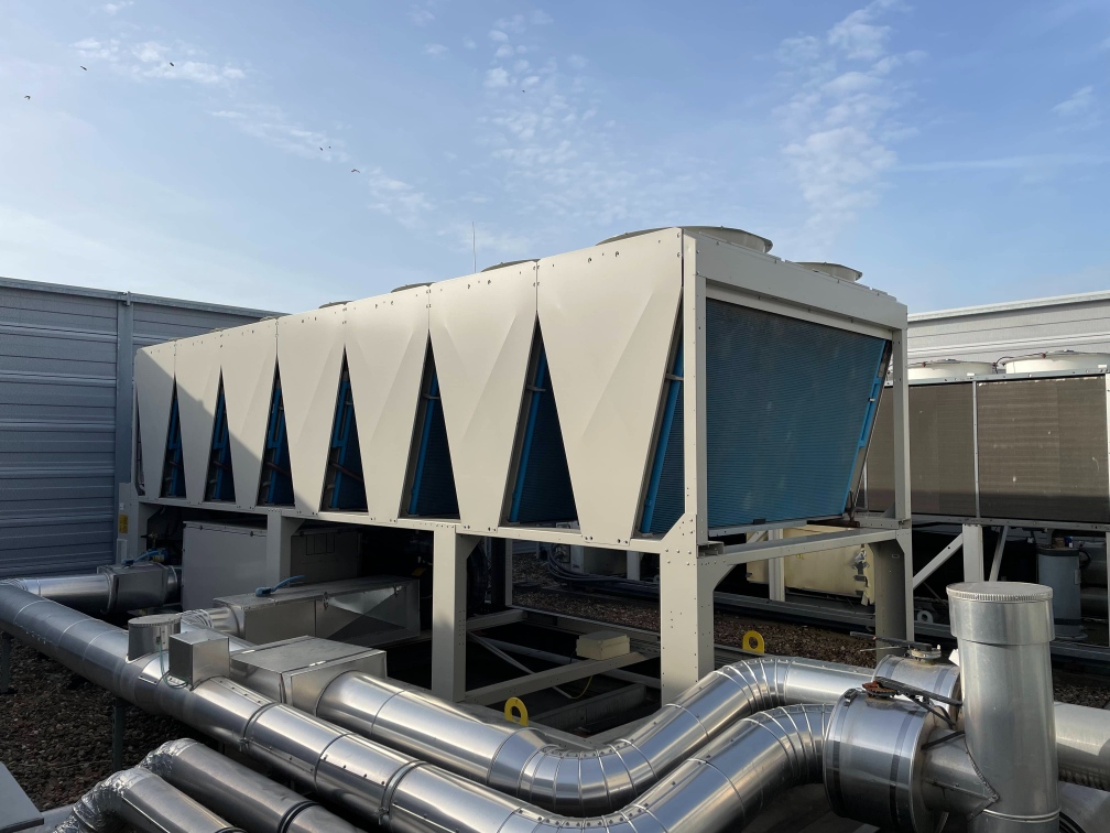 The chiller for which a leak was detected
